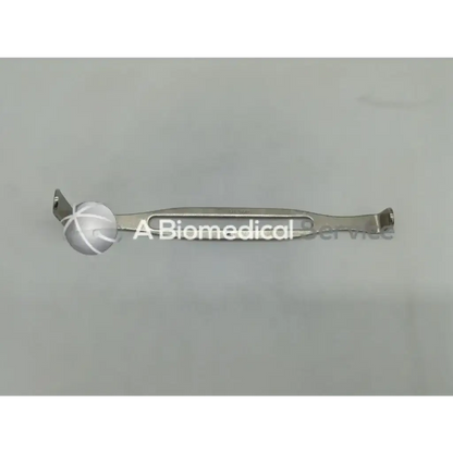 Silver metallic double ended v mueller su 3660 us army retractor set with spherical head and elongated handle