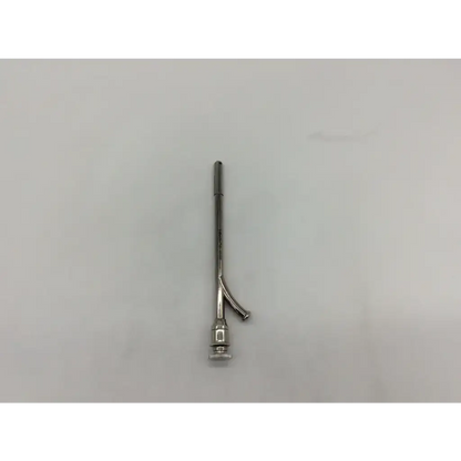 Silver metallic surgical instrument with slender shaft and y-shaped end mueller su1130022 ochsner trocar
