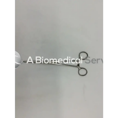 Silver mueller su2804 ochsner artery forceps with rounded handles and straight slender shaft made of surgical steel