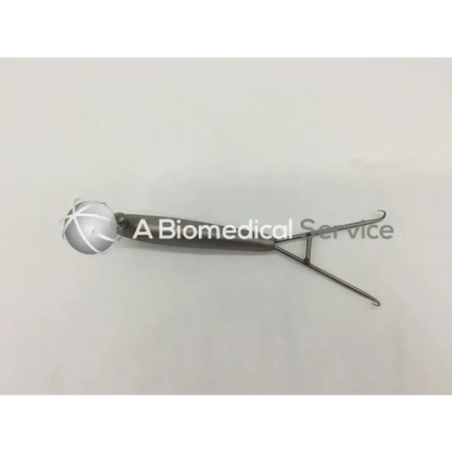 Silver mueller su3600 berens retractor surgical instrument with spherical handle and curved metal arms