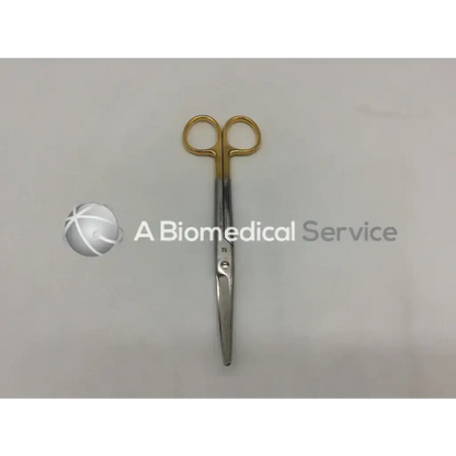 V mueller surgical vital gold-handled surgical vital mayo dissecting scissors with stainless steel blades