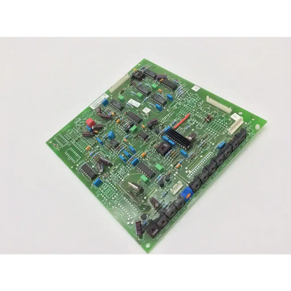 Green pcba board v752609e1 with black blue and red electronic components for bbcf6-10 assembly use