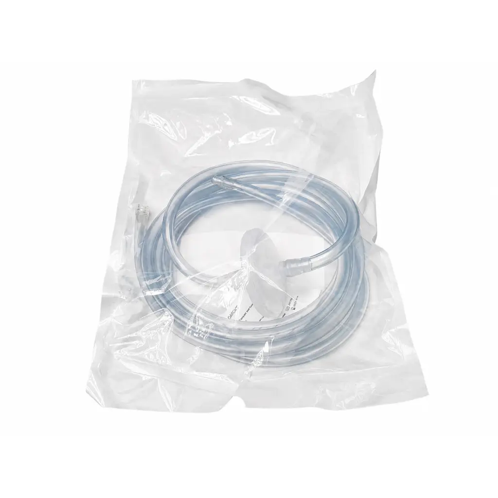 Vacufore co2 source tubing biomed certified clear plastic nasal prongs in sealed sterile bag box of 20