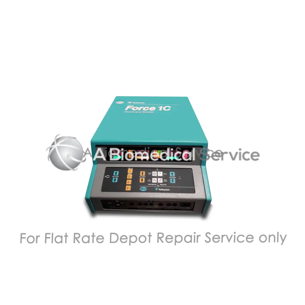 Teal valley lab force 1c electro surgical unit with digital display and buttons for medical equipment repair service