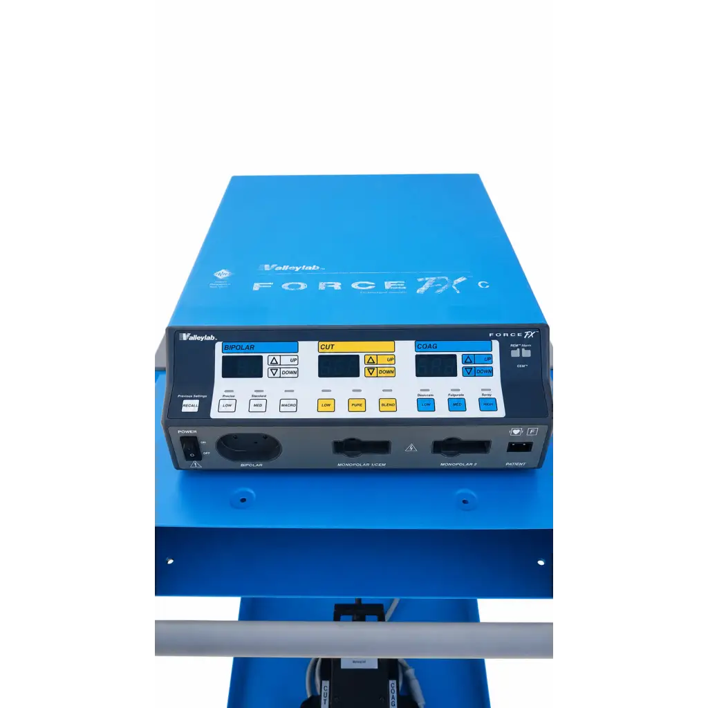 Blue valleylab force fx-c electrosurgical generator with control panel for bipolar cut and coag biomed certified