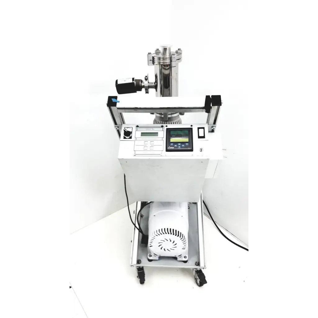 White turbo-v 301-ag navigator vacuum pump system with stainless steel parts and digital control panel by varian