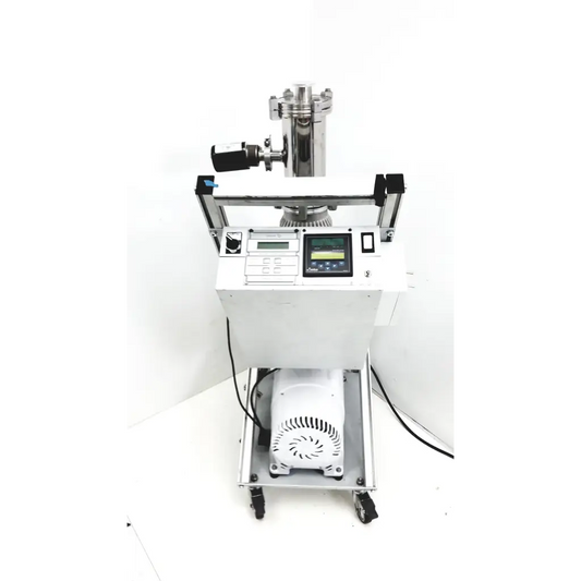 White turbo-v 301-ag navigator vacuum pump system with stainless steel parts and digital control panel by varian