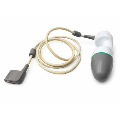 Verathon 0570-0347 biomed certified bladderscan probe with gray white transducer and beige cable medical equipment