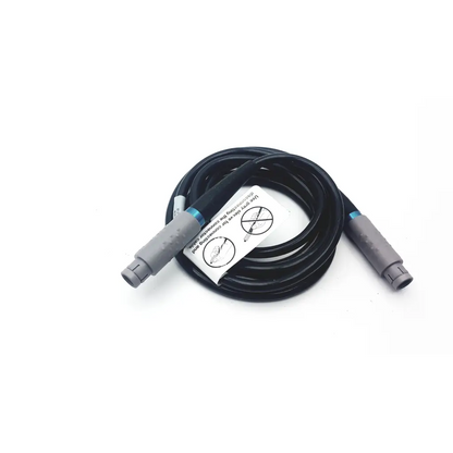 Verathon 0600-0237 gs connector cable black coiled with gray connectors and blue accents compatible with ad2-81 2923sm