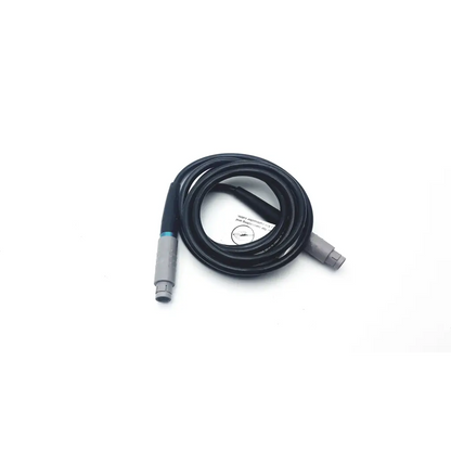 Verathon 0600-0237 black coiled connector cable with gray connectors and blue accent for ad2-81 2923sm and ad2-81 use