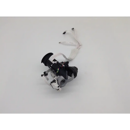 Black and silver Vexta pk268-03a-c44 phase electronic stepping motor lens assembly with transparent flexible ribbon cables