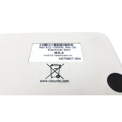 White plastic isolated electrical stim device ies-2 by viasy healthcare inc for electrical stim therapy