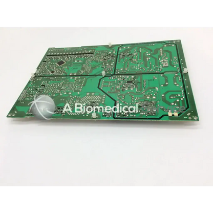 Green rectangular m550sv lcd power supply board with silver traces and electronic components for vizio 55 inch tv