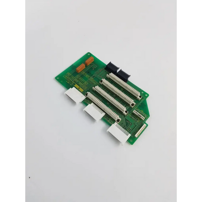 Green vjb00t76 series vep00t76 mother circuit board with four white connector slots and orange terminal blocks