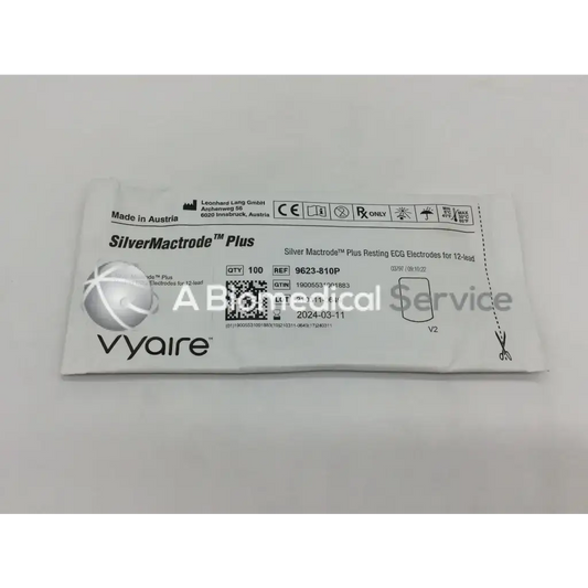 Vyaire 9623-810P Silver Mactrode Plus resting ECG