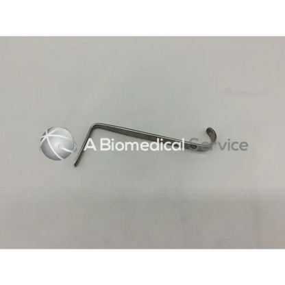 Silver w lorenz 01-0209 vertical retractor with curved l-shaped polished metallic finish vertical retractor ad5-43