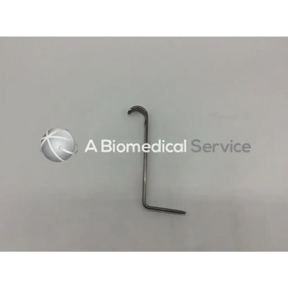 W lorenz 01-0209 vertical retractor featuring a sleek metallic curved hook and straight base, ideal for surgical use