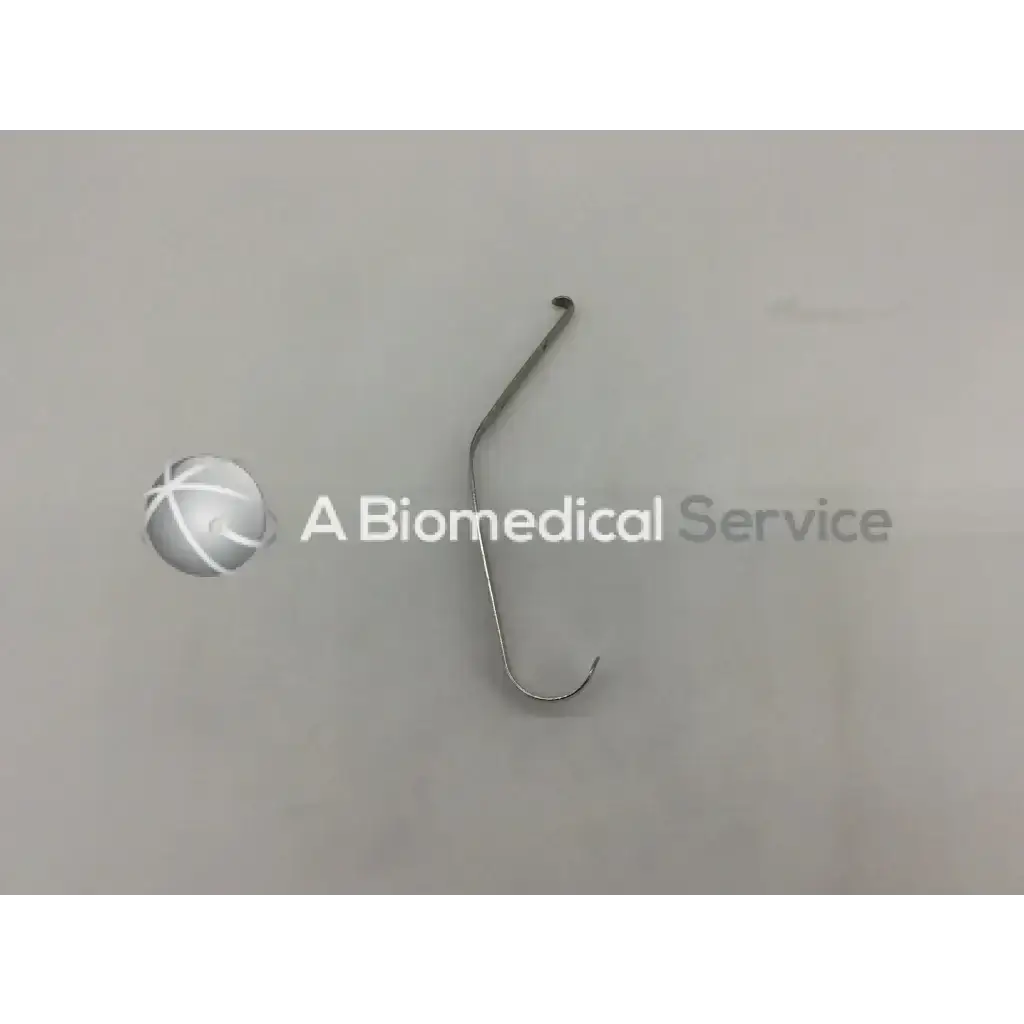Silver surgical obwegeser mandibular channel retractor small with curved slender design for precise mandibular use