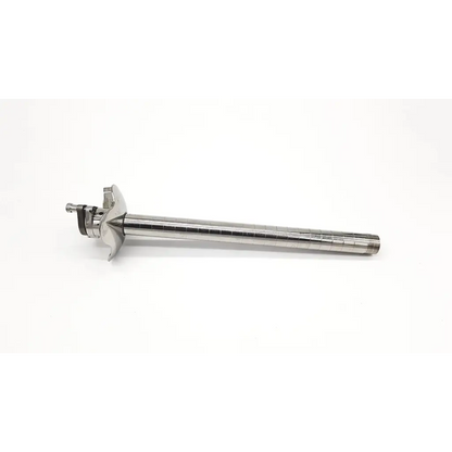 Shiny metallic welch allyn fiber optics sigmoidoscope with textured shaft and complex head assembly for medical use