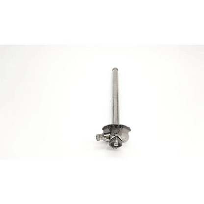 Welch allyn fiber optics sigmoidoscope featuring a silver metallic engine valve stem with polished finish and threaded end