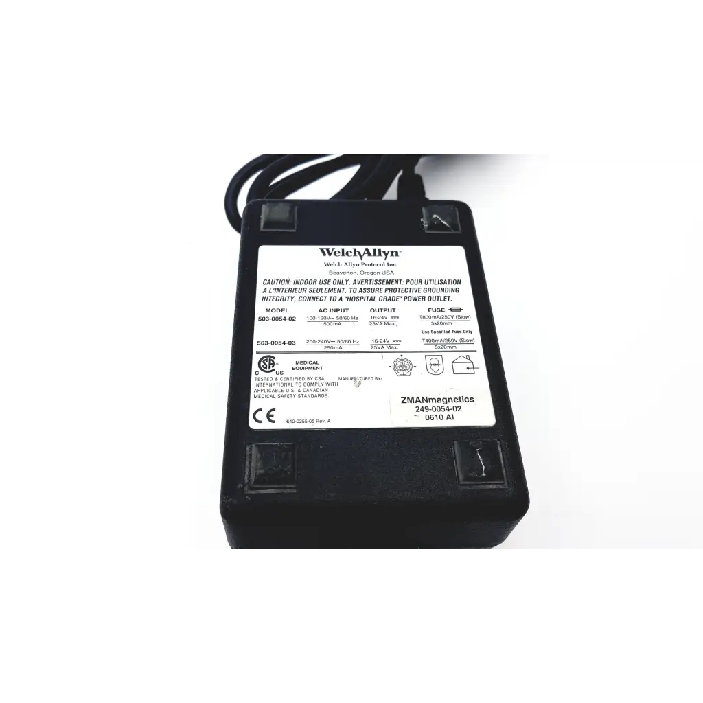Load image into Gallery viewer, Welch Allyn 503-0054-03 Patient Monitor Power Supply