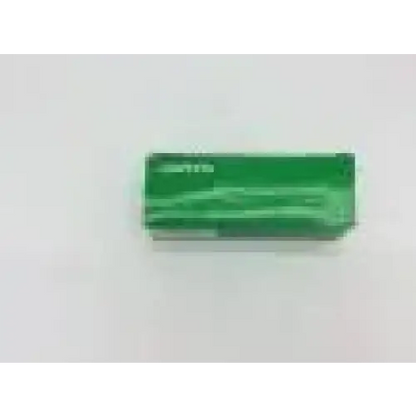 Green rectangular box with embossed text and subtle horizontal lines for welch allyn mac fiber optic laryngoscope blade
