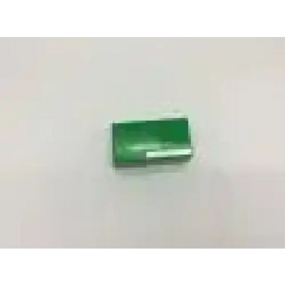 Green rectangular plastic case with silver clasp for welch allyn 72200 rechargeable battery power supply 3.5v