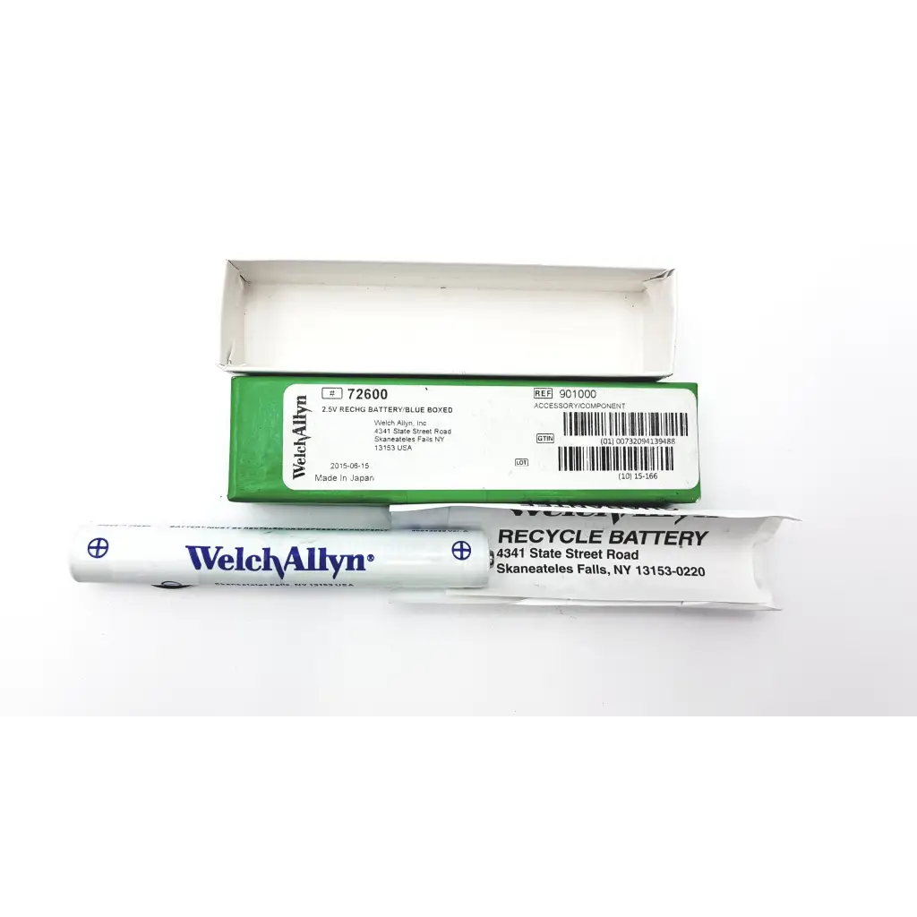 Load image into Gallery viewer, Welch Allyn 72600 Recycle Battery 2.4V 650mAh (1.56 Wh)