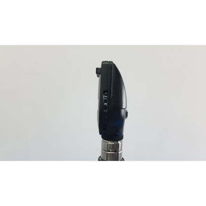 Black plastic otoscope with metallic silver joint for welch allyn wall transformer medical reuse use