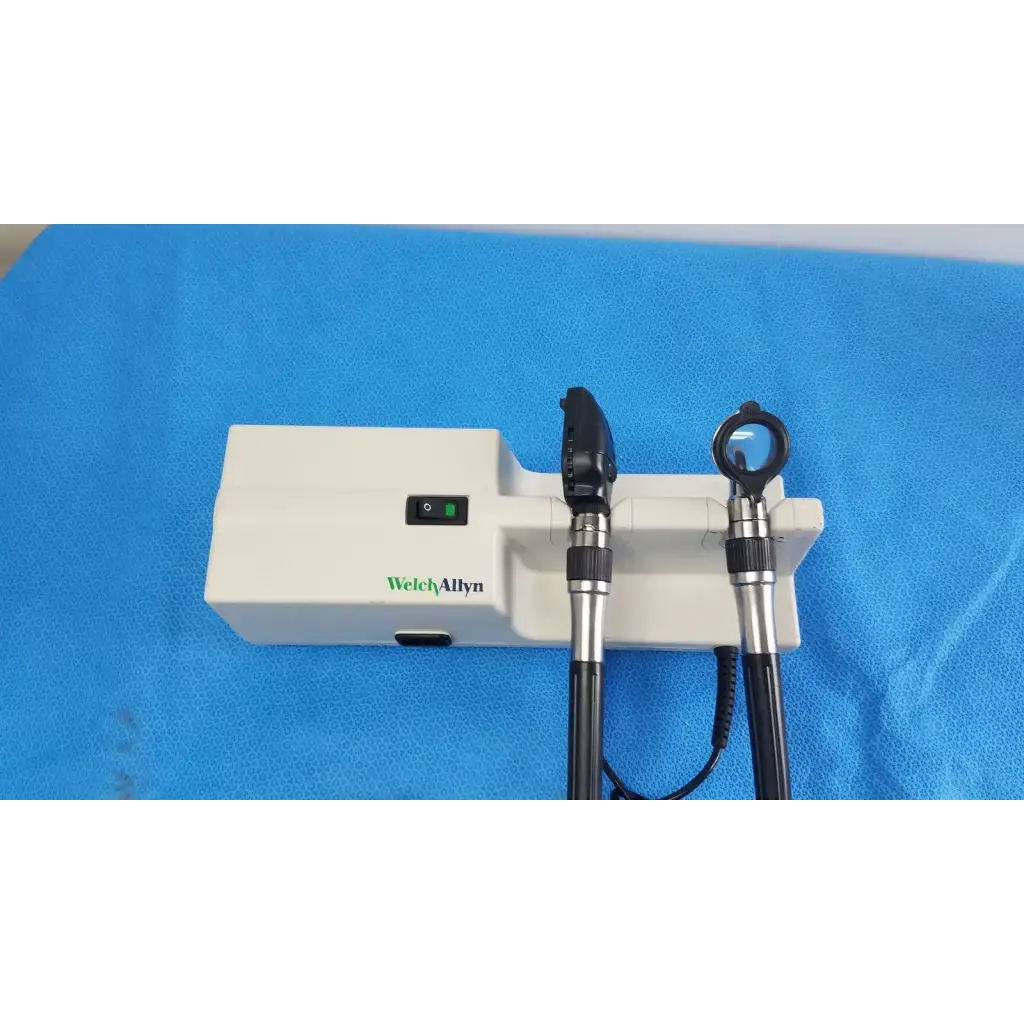 Reuse Medical Welch Allyn 767 Wall Transformer with Coaxial Ophthalmoscope 11710 & Otoscope Otoscopes & Ophthalmoscopes, second-hand product photo 1