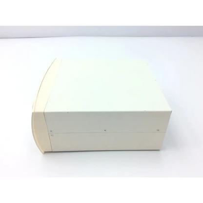 Cream-colored welch allyn cl300 surgical illuminator light source with rounded edges and smooth plastic finish for optics use