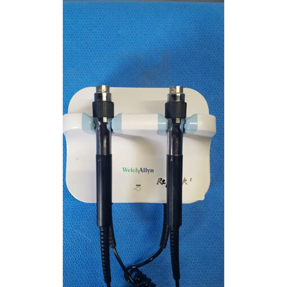 Reuse Medical Welch Allyn GS 777 Wall Transformer 408282 with 2 Handles & Coiled Cords Other Medical & Lab Equipment, as-is (for parts) product photo 1