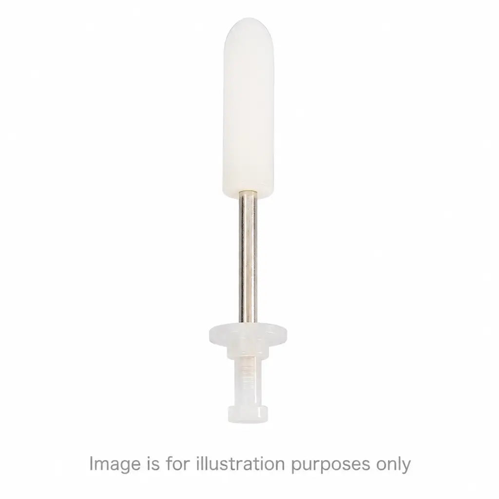 Welch allyn rotary filling pump with a white plastic-tipped dental impression syringe and metallic shaft refurbished