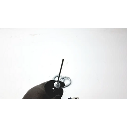 Black and white spiral cable with spherical connector for welch allyn suretemp plus thermometer device