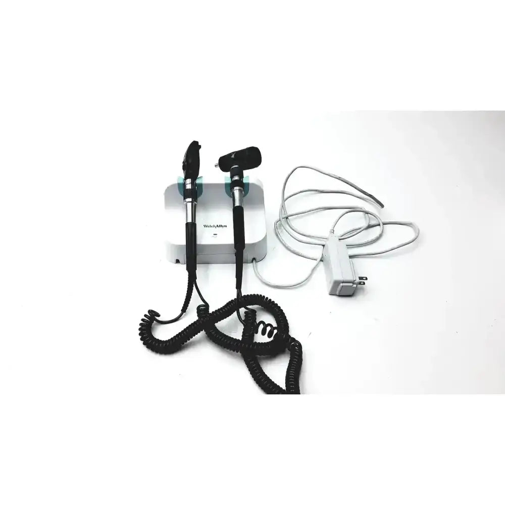 Welch Allyn Wall Transformer Ophthalmoscope & MacroView Otoscope 23810, 11720 Diagnostic Set, second-hand product photo 1
