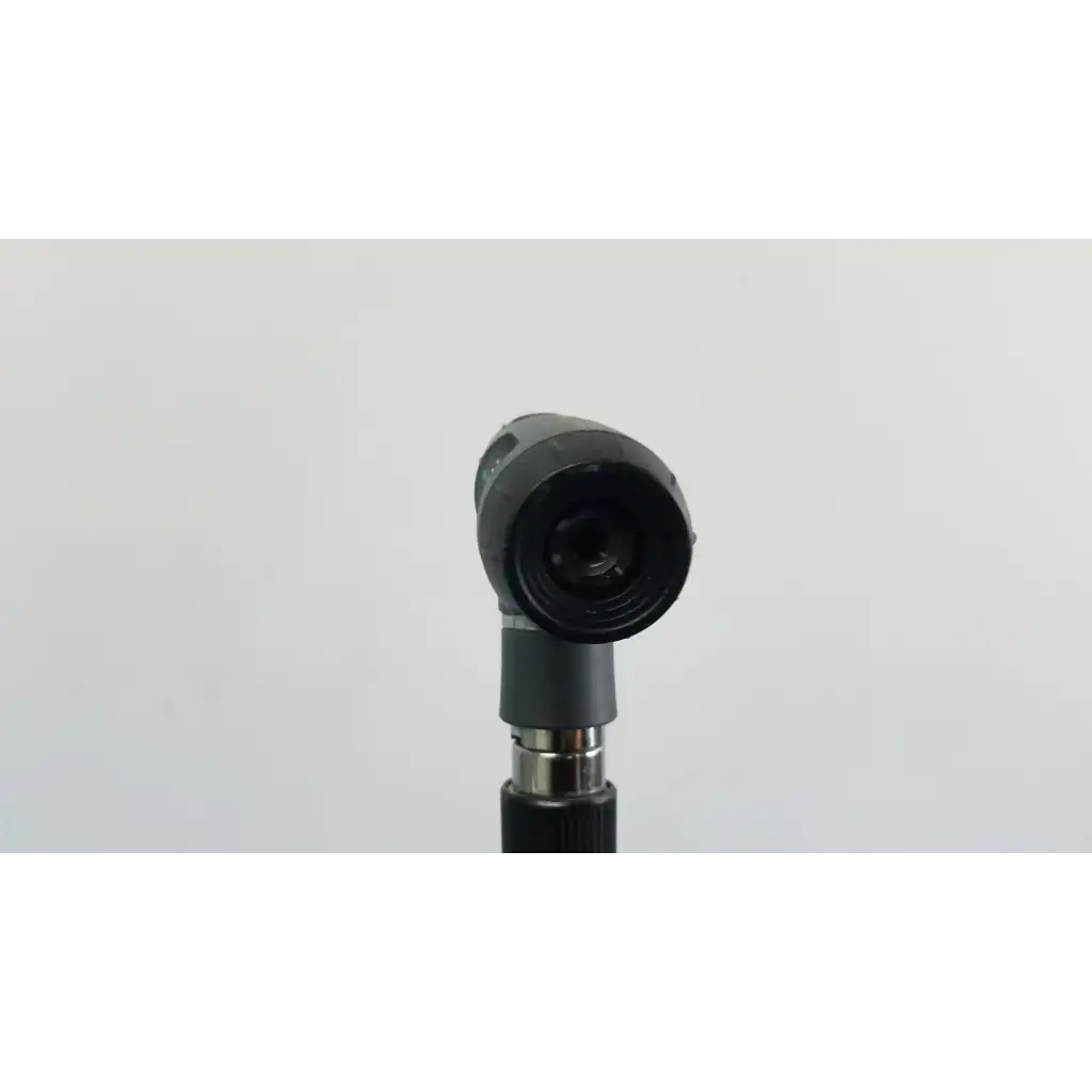 Black and gray medical endoscope with flexible angled head compatible with welch allyn wall transformer system