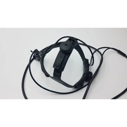 WelchAllyn headlight with fibrotic cable black and adjustable straps for hands-free medical use