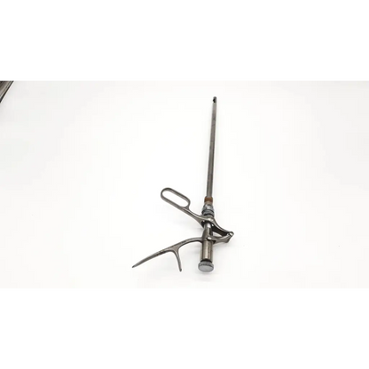 Silver wisap w germany 7674 surgical claw forceps with long slender shaft and dual handles made of stainless steel