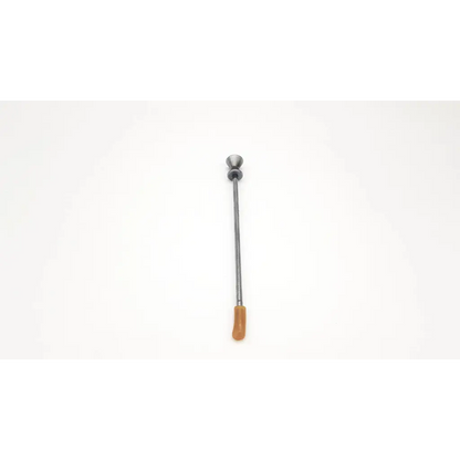 Wolf 8351.14 trocar 5.5mm slender metallic tool with conical top and orange rubber grip for surgical use