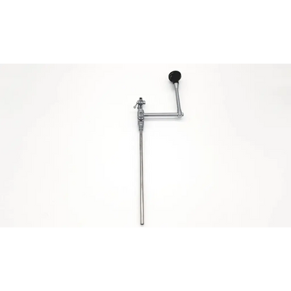 Silver panoview 5° endoscope wolf 8962.31 with slender metallic shaft and black spherical tip for surgical use