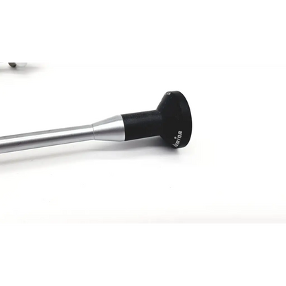 Black and silver handheld laser pointer with matte black grip for wolf 8962.31 panoview 5° endoscope da54-15 use