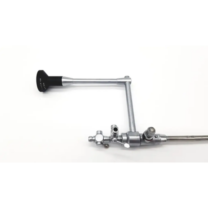 Silver wolf 8962.31 panoview 5° endoscope with black ergonomic handle and multiple metallic joints for precision use