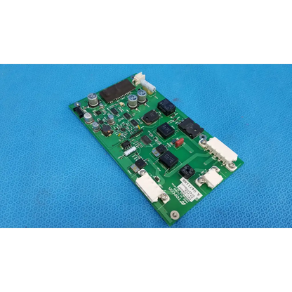 Green printed circuit board with black and white components for xe-pcb power circuit board in topcon retinal camera