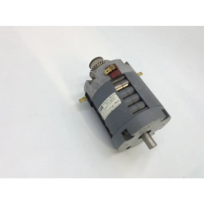 Gray electric motor with metallic gear and brass terminals by yaskawa electric corp minertia typ UGTMEM-06LBB21 mini series