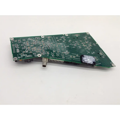 Green rectangular zeiss 50410 oct3 optics head controller board with silver solder points and metallic connectors
