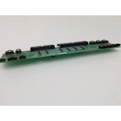 Green printed circuit board with black connectors and electronic components for zeiss humphrey 740 cub interconnect projector
