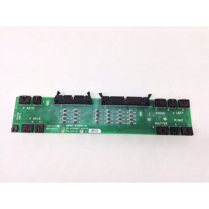 Green circuit board with black connectors and labeled components for zeiss humphrey 740 cub interconnect projector pcba 29550 rev b