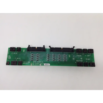 Green circuit board with black connectors and labeled components for zeiss humphrey 740 cub interconnect projector pcba 29550 rev b