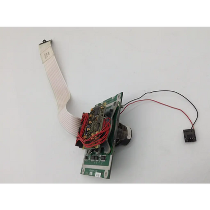 Green circuit board assembly with red wiring and flexible ribbon cable for humphrey model 740 camera support visual field analyzer