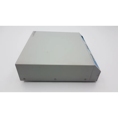 Zeiss Medilive camera control unit gray rectangular device with smooth matte finish and blue side accents